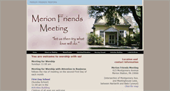 Desktop Screenshot of merionfriends.org